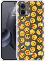 Motorola Edge 30 Neo Hoesje Emoji - Designed by Cazy