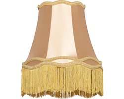 QAZQA granny - Retro Lampenkap - Ø 30 cm - Goud/messing -