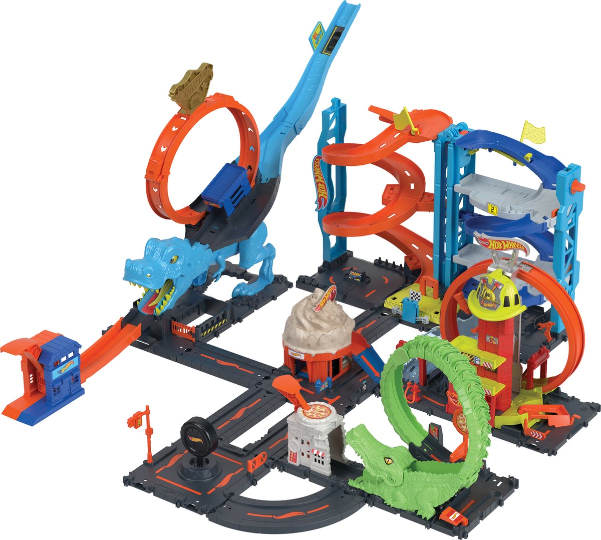 Hot Wheels City Transformerende Racetoren - Racebaan — afbeelding 2