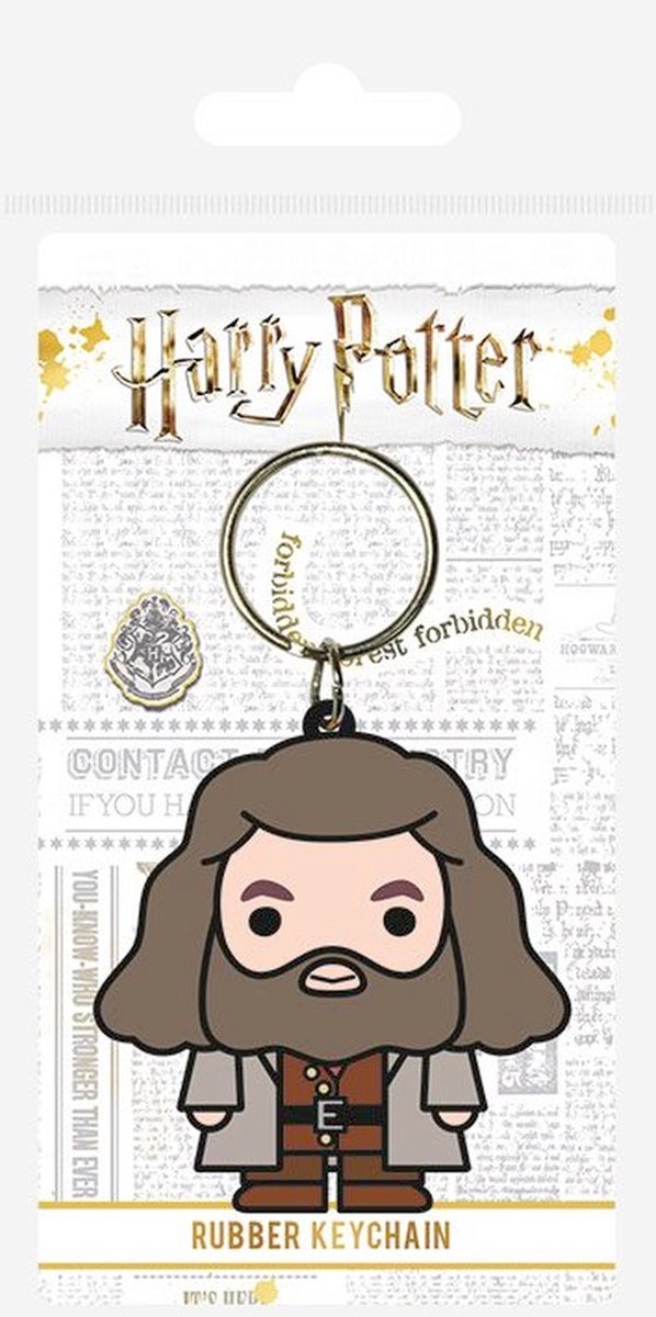 Harry Potter Hagrid Chibi Rubberen sleutelhanger
