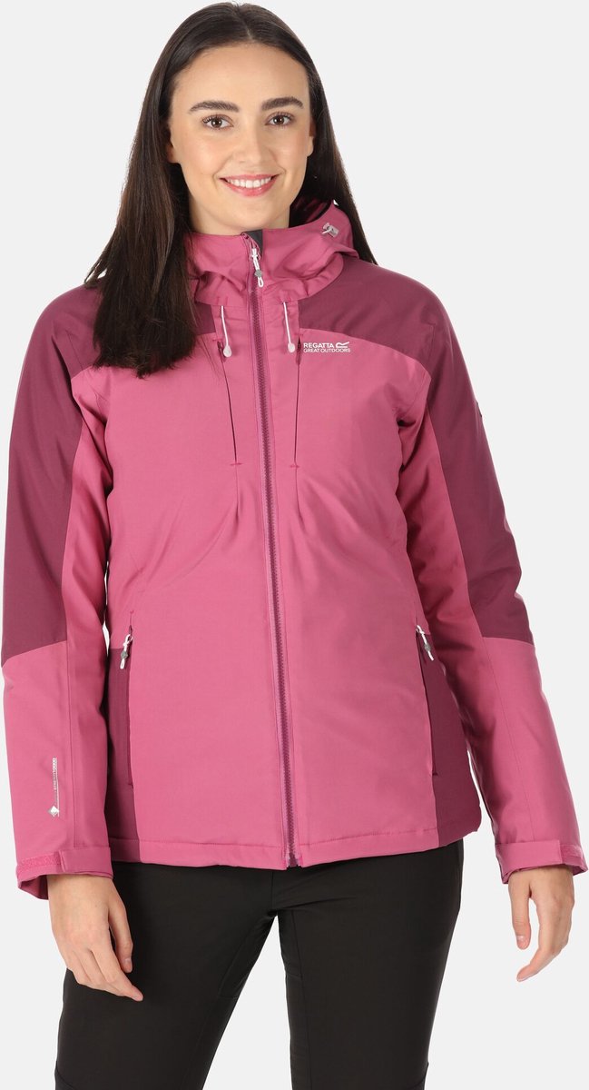 De Regatta Highton Stretch Ii Wandeljas Dames Waterdicht Gewatteerd Lichtpaars Purper