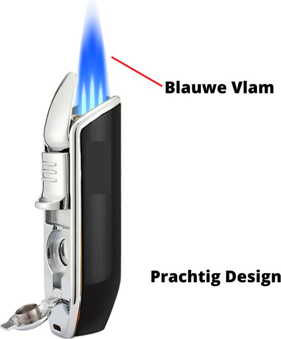 Currero Sigaren Aansteker - Luxe Aansteker - Aansteker Gas - Aansteker  Vuurwerk -... | bol.com