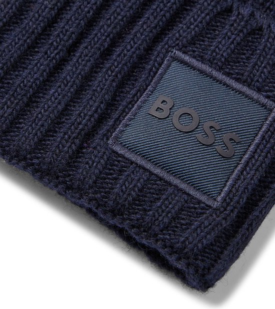 Hugo Boss - Chapeau Laine Marine - Taille - | bol.com