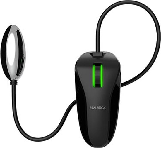 Shots - RealRock REA140BLK - Gode Ceinture Creux Vibrant No Balles - 10'' / 24,5 cm - Noir