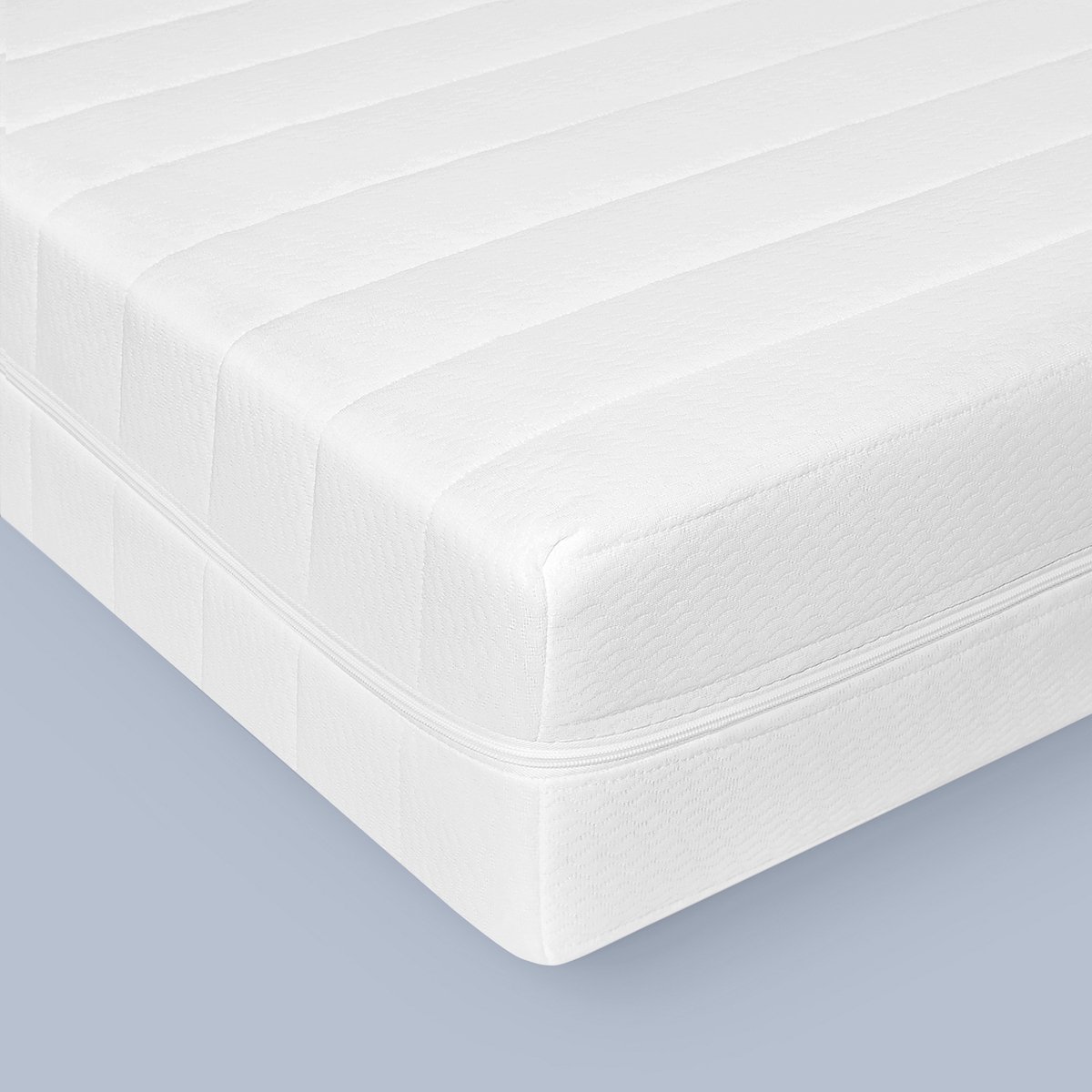 Housse de matelas de luxe avec fermeture éclair - 70x200 - noyau 14-15cm