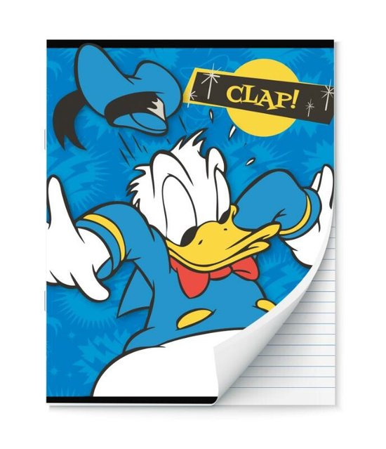 Donald Duck A5 schrift lijn 3 ex. 2 designs - 2023-2024