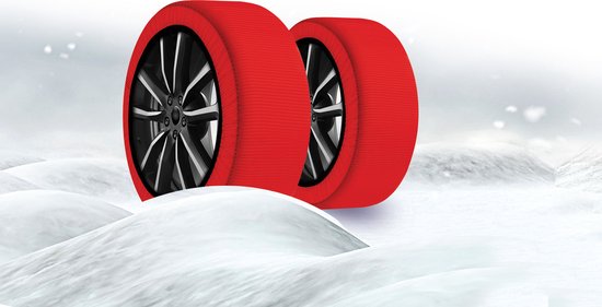 Chaussettes à Neige Pour Pneus 245/35R21 - CALZANEVE Taille XL (68074), Approuvées UE, Alternative Aux Chaînes