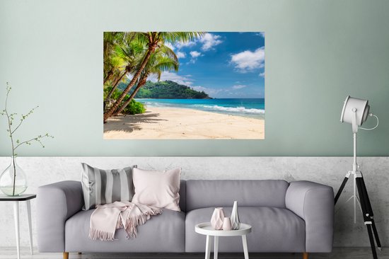 Affiche Plage - Mer - Île - Vacances - 120x80 cm