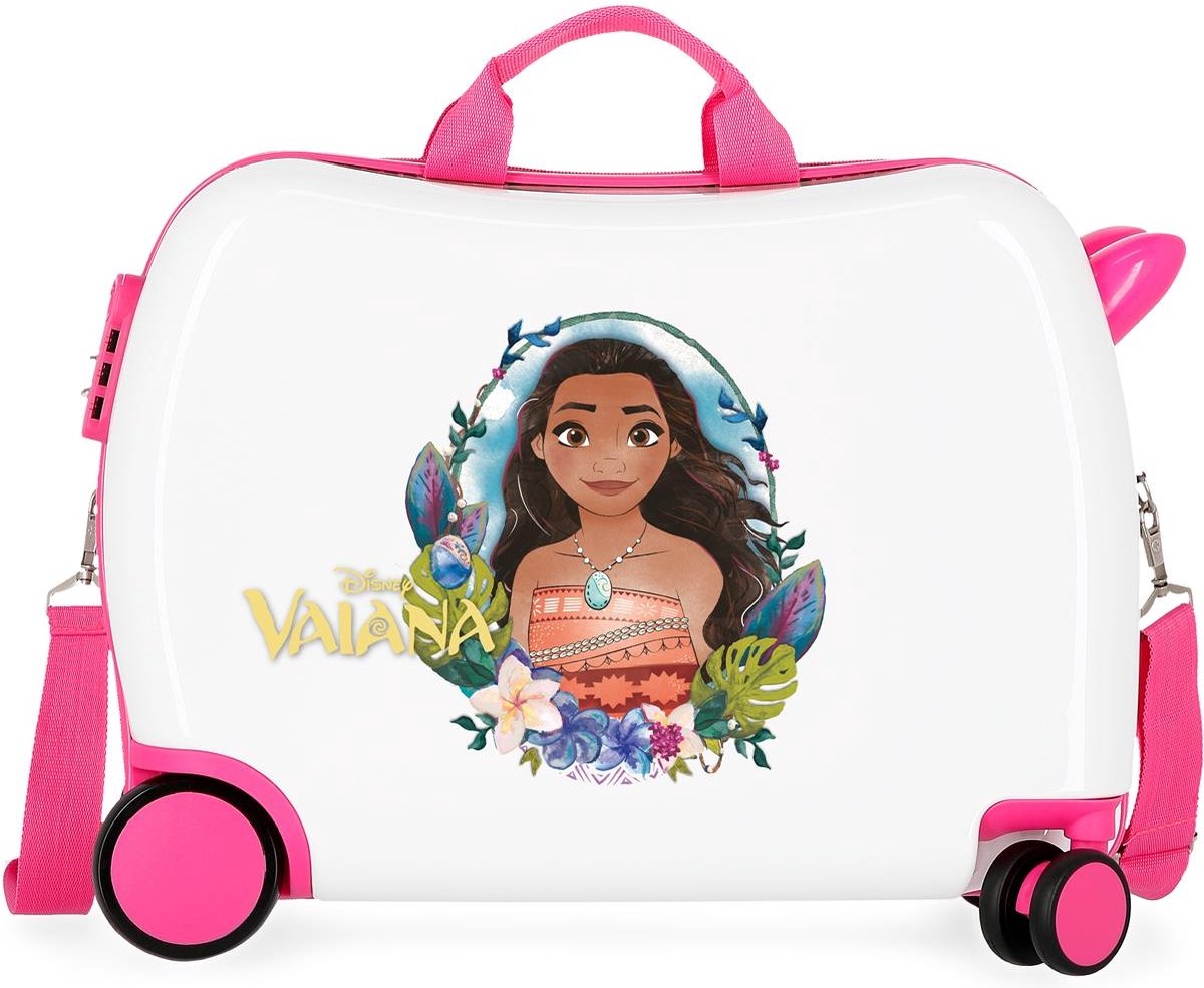 Disney Vaiana rol zit kinderkoffer ABS roze