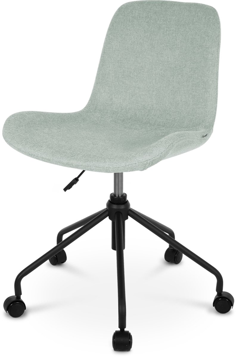 Nout-Fé bureaustoel zacht groen - zwart onderstel