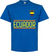 Ecuador Team T-shirt - Blauw - 4XL