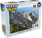 Puzzel Berg - Gras - Oostenrijk - Legpuzzel - Puzzel 1000 stukjes volwassenen