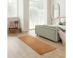 Carpet Studio Maine Loper Tapijt 57x150cm - Vloerkleed Laagpolig - Tapijt Woonkamer en Tapijt Slaapkamer - Kleed Terracotta