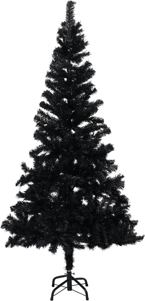 Prolenta Premium - Kunstkerstboom met standaard 180 cm PVC zwart