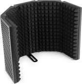 Professioneel reflectiefilter microfoon - Vonyx MRF30 - Universeel voor zang of spraak - Opvouwbaar