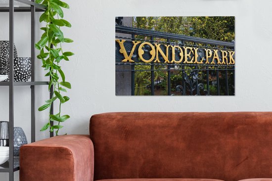 Vondelpark à Amsterdam 60x40 cm - Tirage photo sur toile (Décoration murale salon / chambre)
