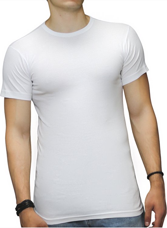 3 Pack Top kwaliteit  T-Shirt - O hals - 100% Katoen