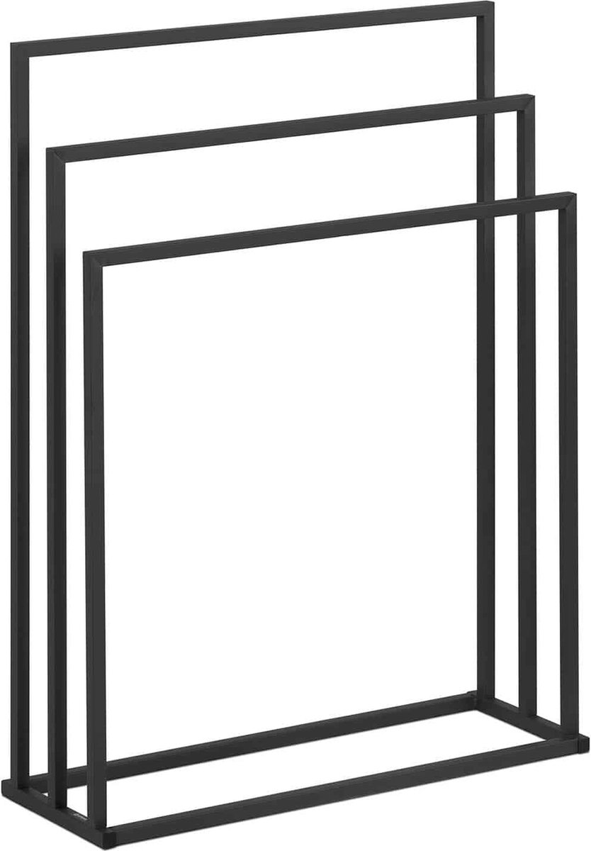physa Handdoekhouder - 3 balken - breedte: 65 cm