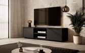 Tiroir de meuble - Meuble TV Fairmont - Noir mat - 160 cm