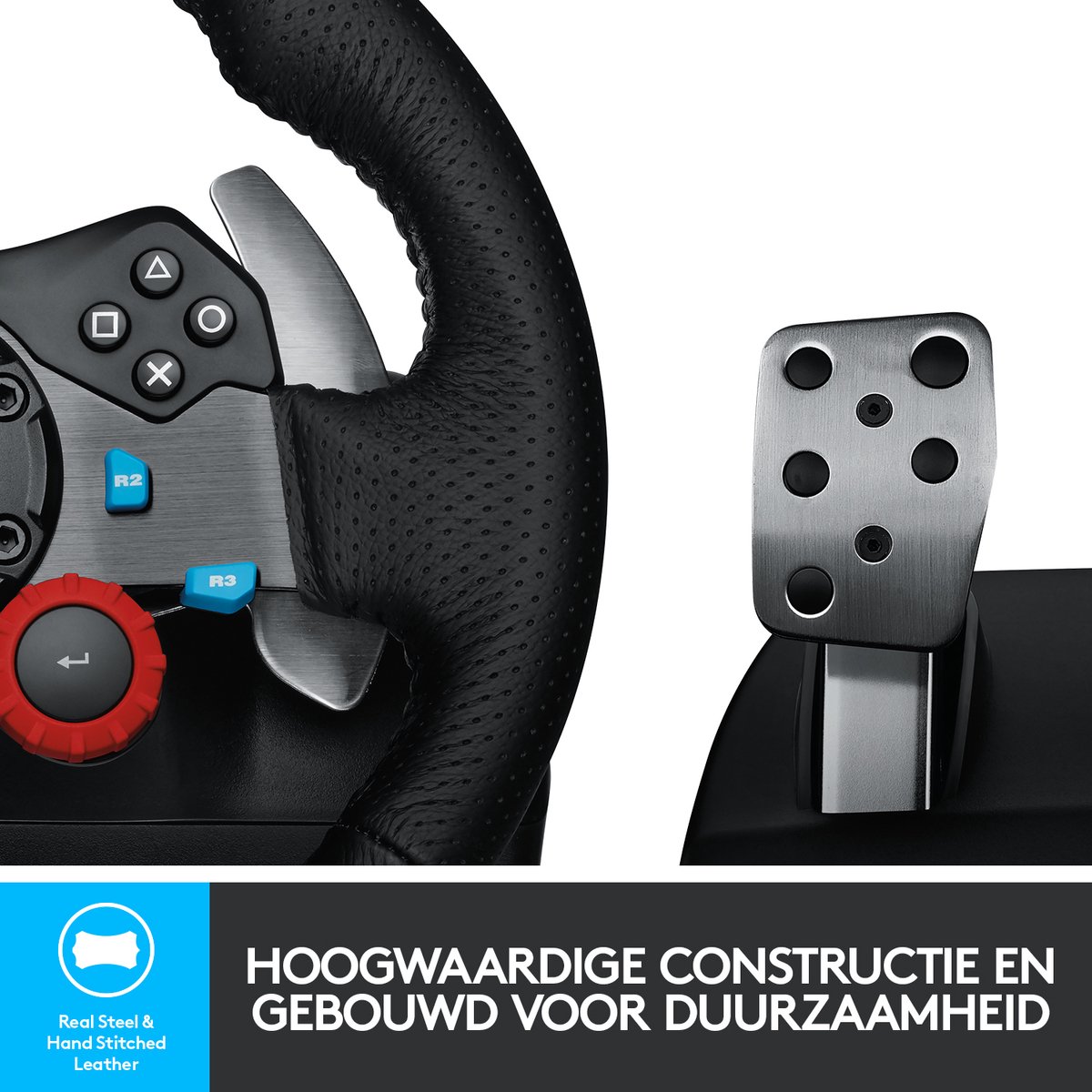 Logitech G29 - Driving Force Racestuur - PS5/PS4 + PC | bol.com