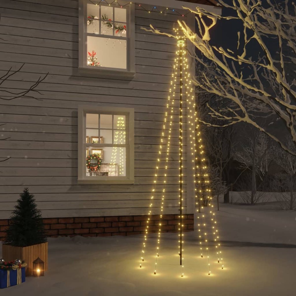 Prolenta Premium - Kerstboom met grondpin 310 LED's warmwit 300 cm