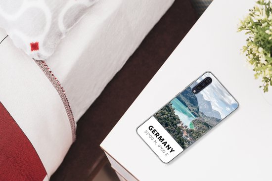 Coque Samsung Galaxy A50 - Allemagne - Montagnes - Lac - Coque de téléphone en Siliconen