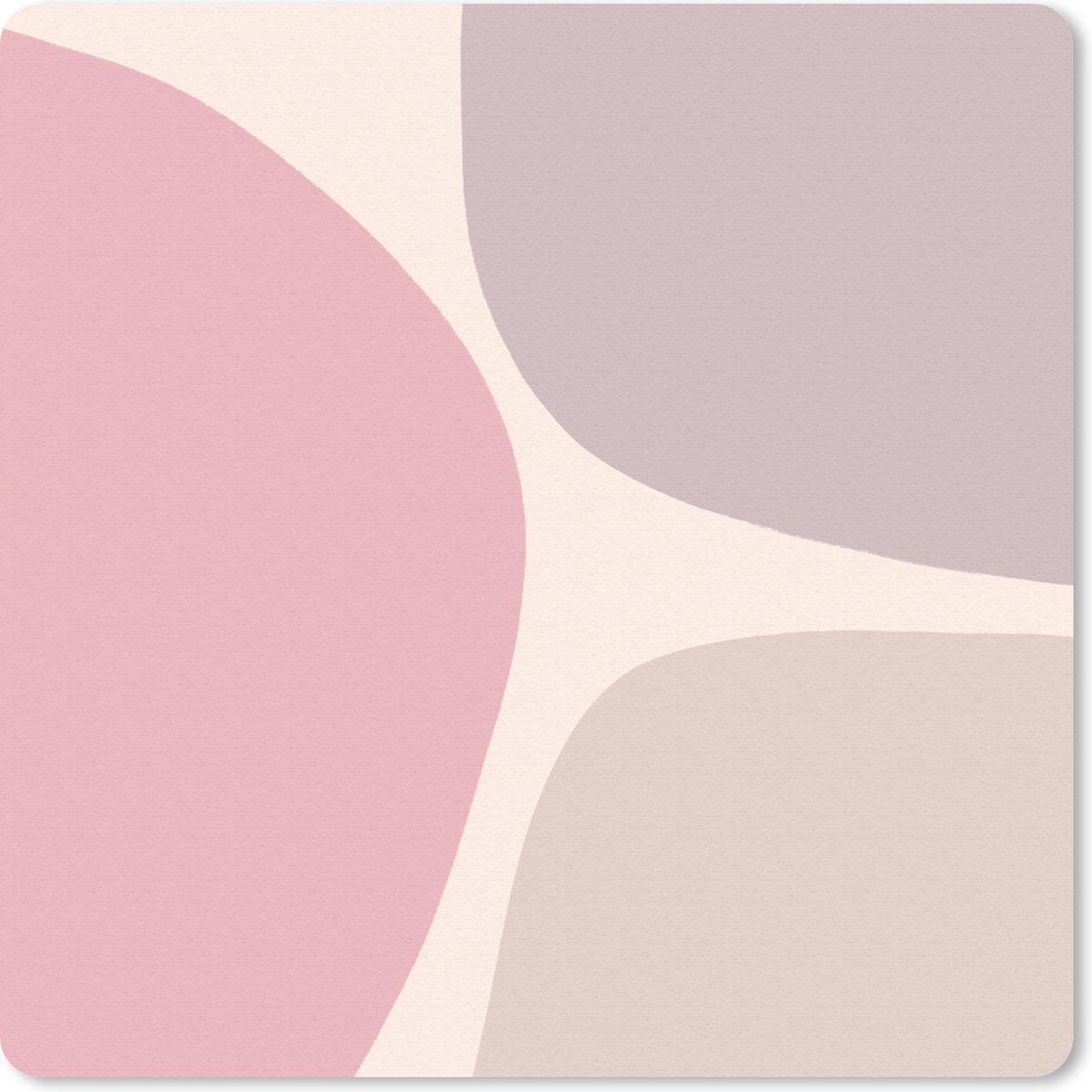 Muismat 20x20 cm - Mousepad Design - Pastel - Minimalisme - Muismatten