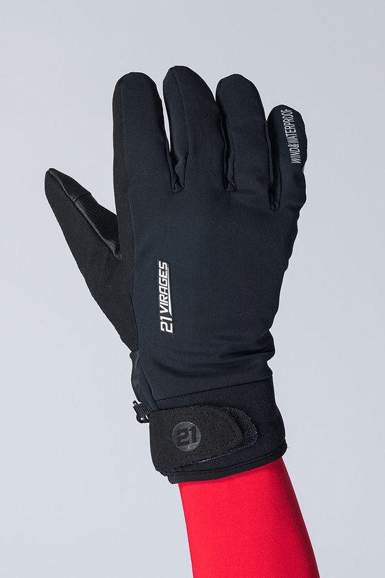 21virages winter fietshandschoenen permafrost met helmmuts - L