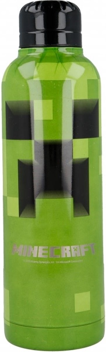 Stor Minecraft Water Bottle Creeper Kitchen- and Tableware