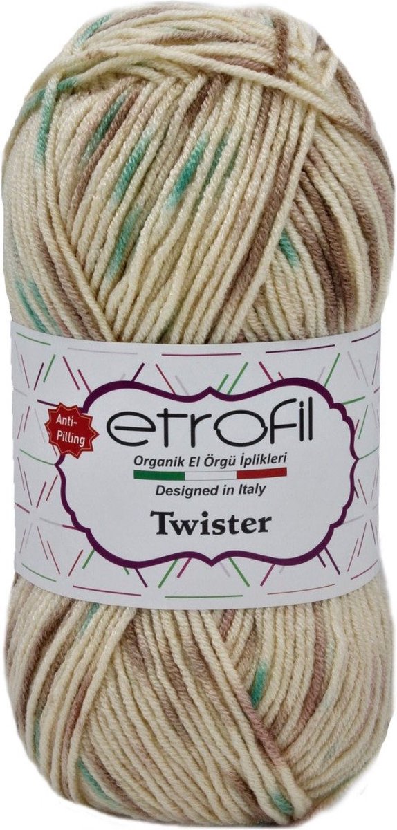 Fil de laine à tricoter en fil de coton lisse 200 g pour crochet