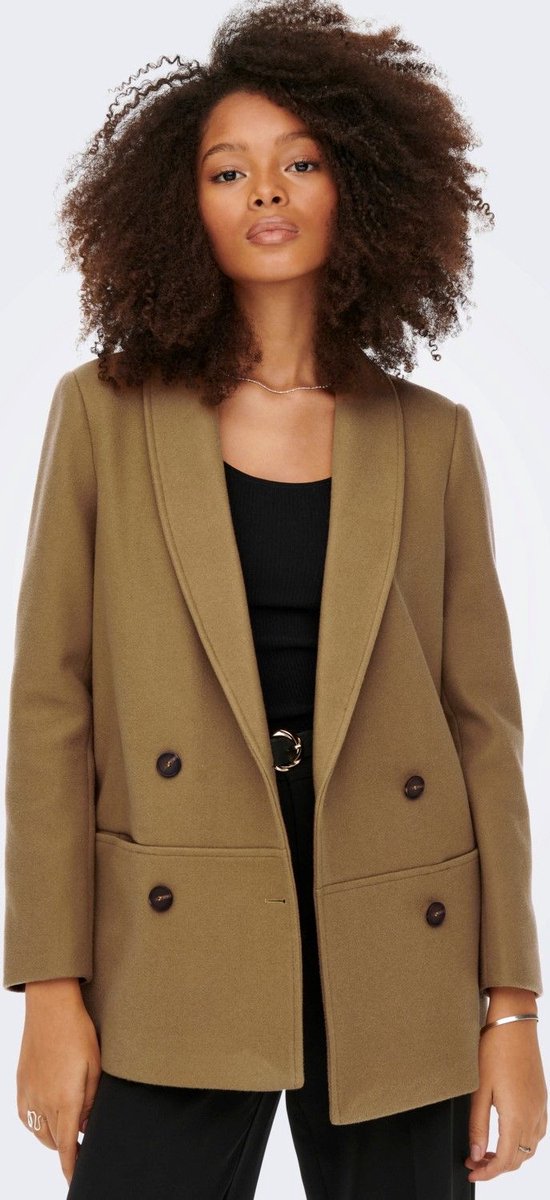Only OPMTAKI LS LOOSE BLAZER - Toasted Cocon Light Brown