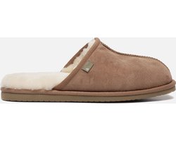 Bullboxer open leren sloffen voor heren - beige/taupe