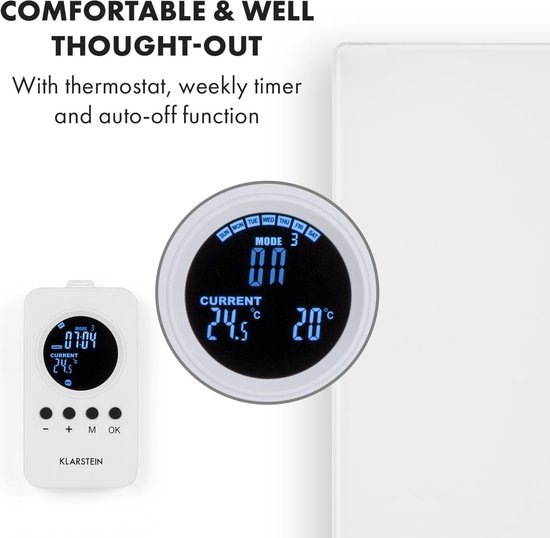 Klarstein Crystal Wall Infrarood verwarmingspaneel Infrarood