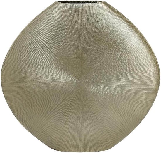 PTMD Tiro Ovale Bloempot - 59 x 10 x 56 cm - Aluminium - Goud