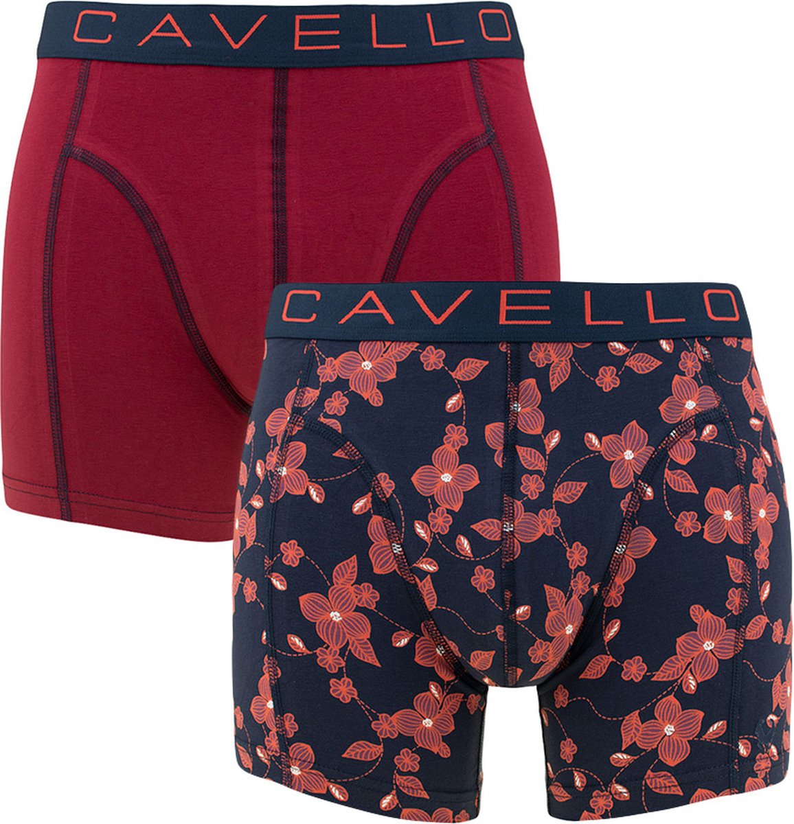 Cavello Boxershorts 2-pack Bordeaux