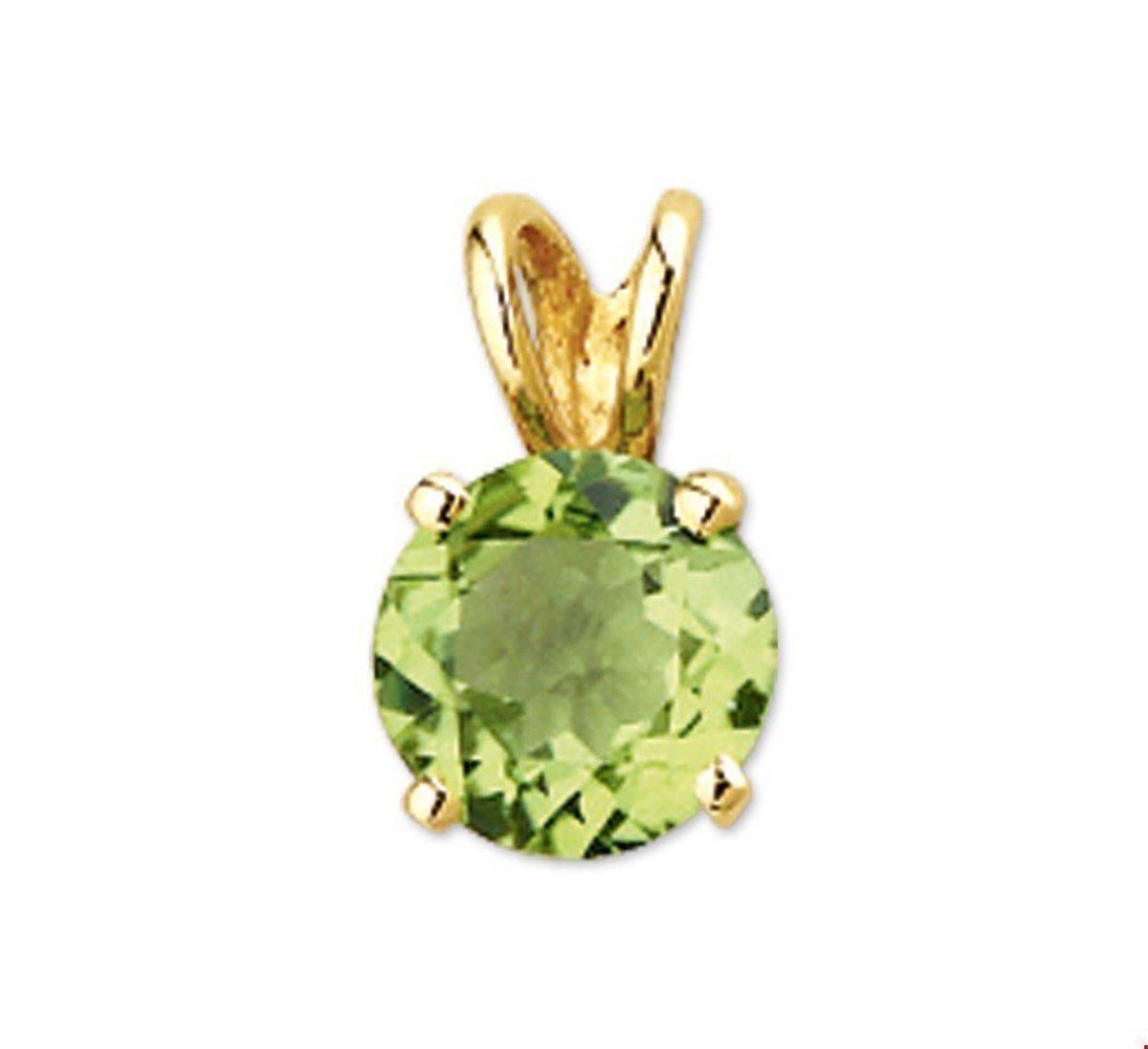 Geelgouden Hanger peridot 4010299