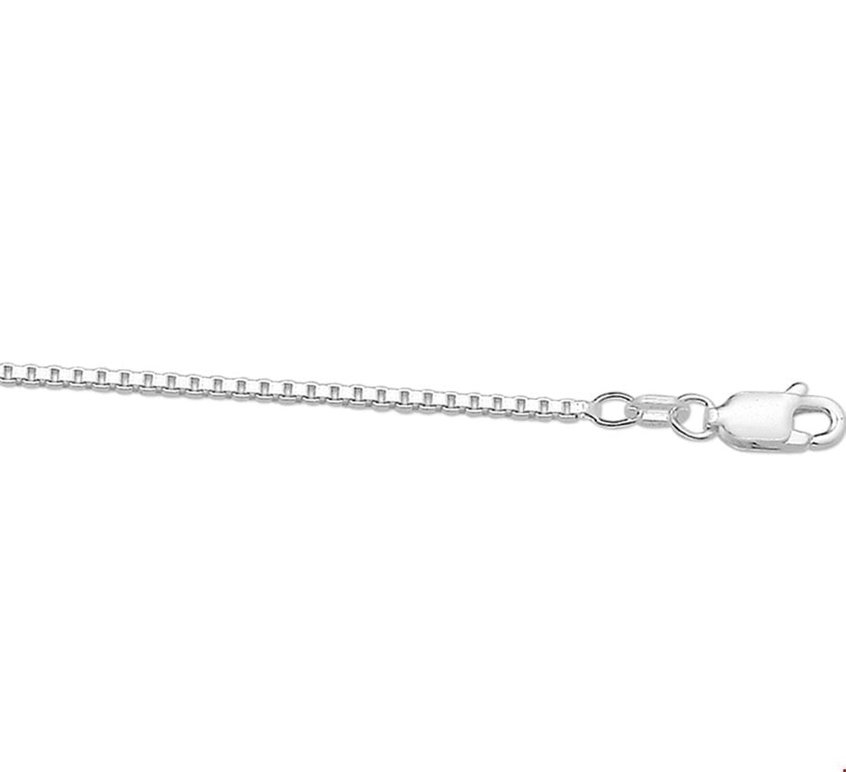 Zilveren Collier venetiaans 1 1001761 70 cm