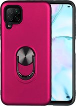 Hoesje Geschikt voor Huawei P40 Lite hoesje Shockproof Armor case - back cover – TPU – Roze