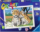 Ravensburger CreArt Safari Friends - Schilderen op nummer voor kinderen