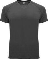 T-shirt sport unisexe gris foncé manches courtes marque Bahrain Roly taille 4XL