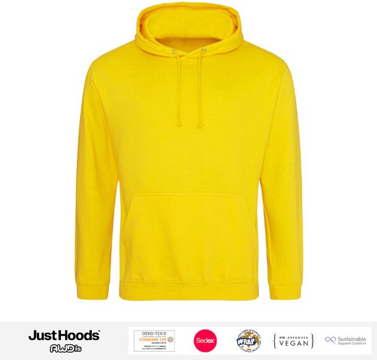 AWDis Just Hoods / Sunset Yellow College Kids Sweat à capuche Taille 9/11