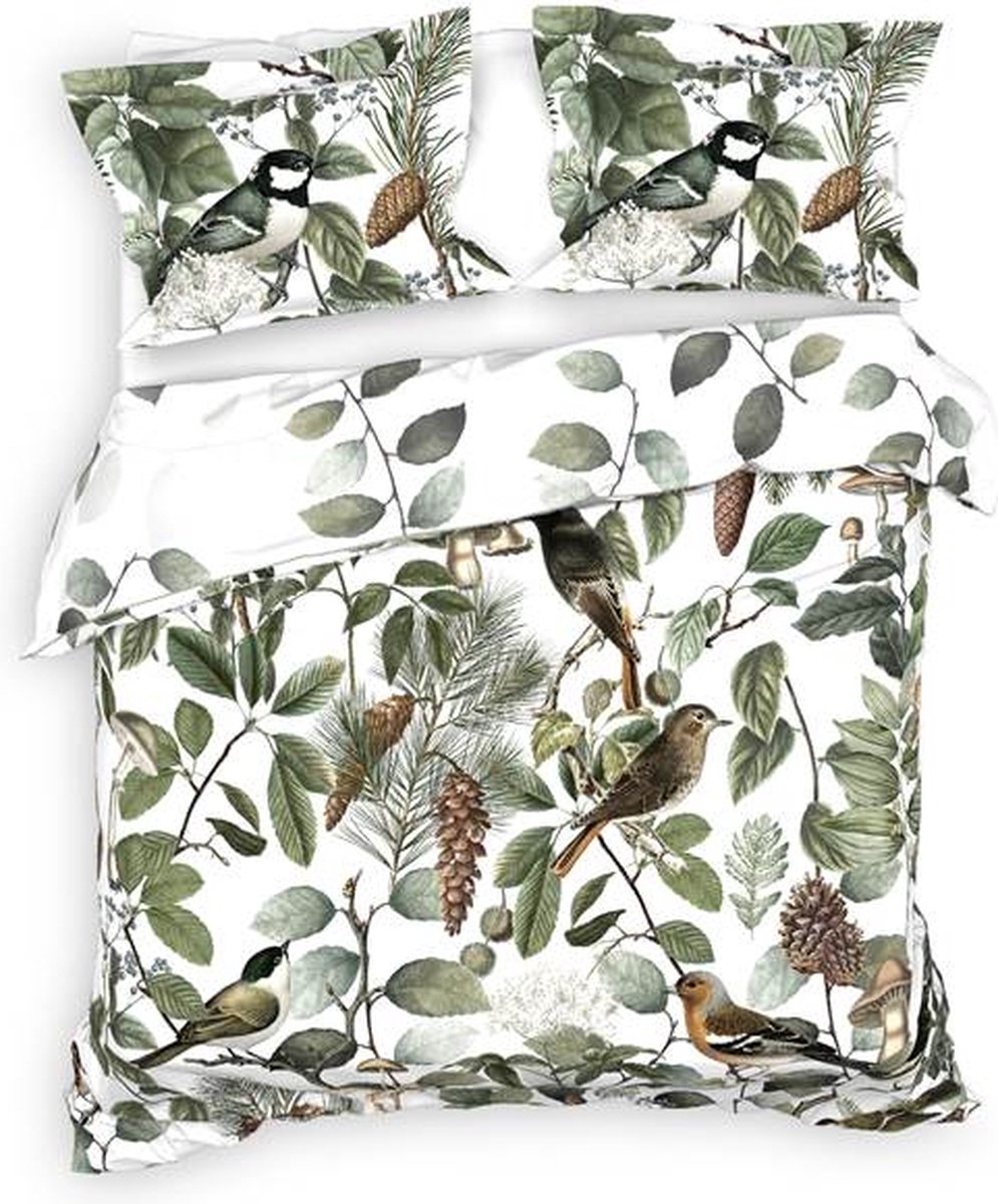 Heckettlane Xiel Dekbedovertrek - Lits-jumeaux - 240x200/220 cm - White
