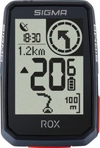 SIGMA SPORT ROX 2.0 GPS Bike Computer - Top Mount Set, zwart