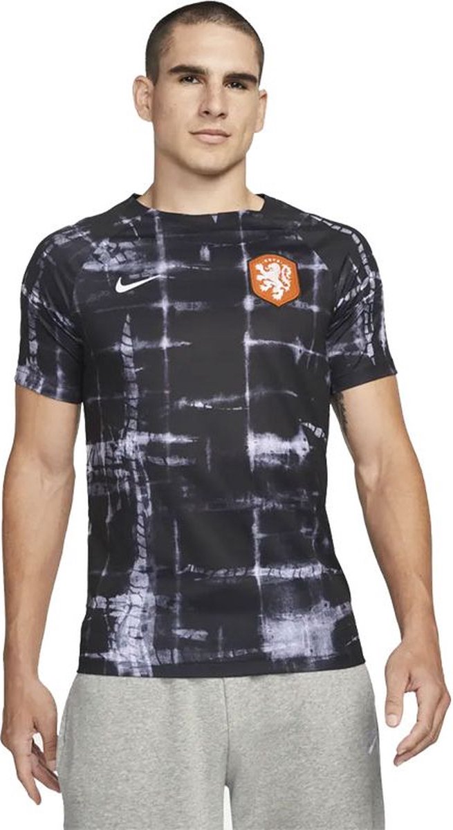 Nike KNVB M NK DF TOP SS PM Heren Sportshirt - Maat S