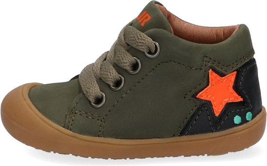 Bunnies JR 221551-169 Baskets pour femmes Hautes Garçons - Vert - Nubuck - Lacets