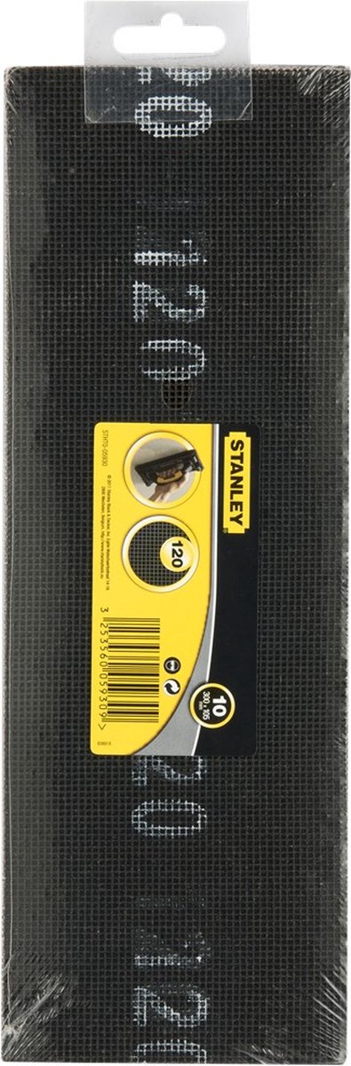 STANLEY - Schuurpapier K120 - 10 stuks