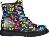 Skechers Gravlen - Butterfly Squad Veterschoen hoog - zwart - Maat 37