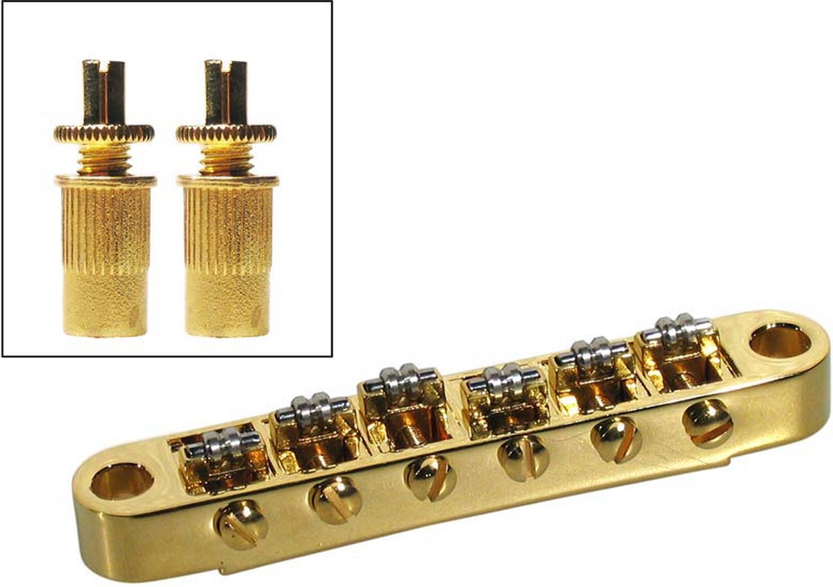 Gitaar roller brug Boston B-205-G goud