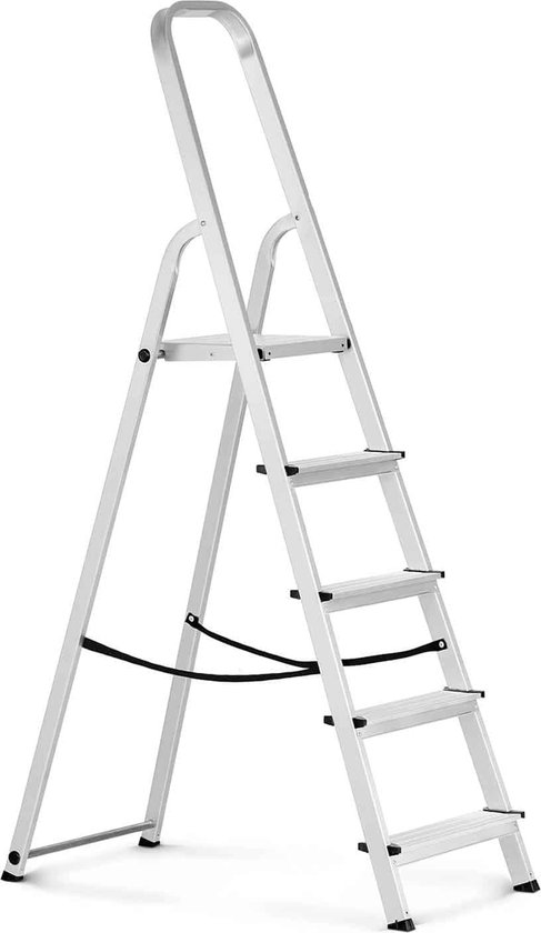 wenselijk Eindeloos ik ben ziek MSW Ladder Aluminium - stappen - cm | bol.com