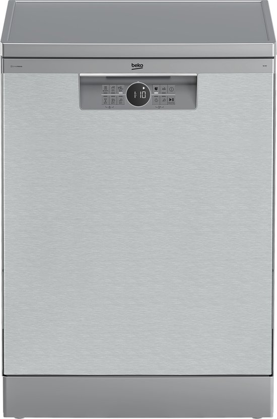 Beko BDFN26430XC Luxe vaatwasser Vrijstaand - Still 44db - MiniWash 30min - FastPlus - Digitaal Display -